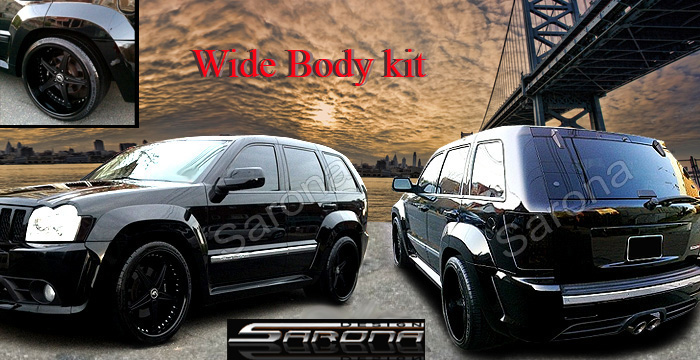 Custom Jeep Grand Cherokee Body Kit  SUV/SAV/Crossover (2005 - 2010) - $3890.00 (Part #JP-004-KT)